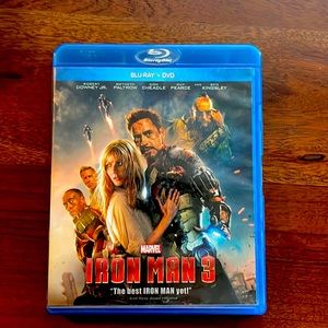 Marvel Iron Man 3 DVD and Blu-ray